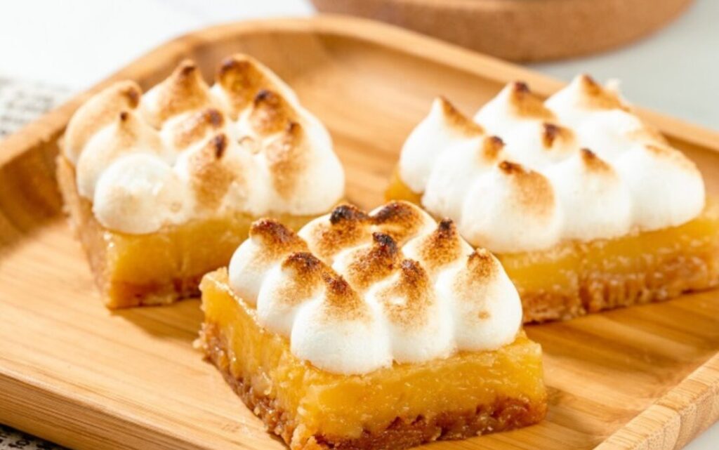 Delicious pastries on a platter
