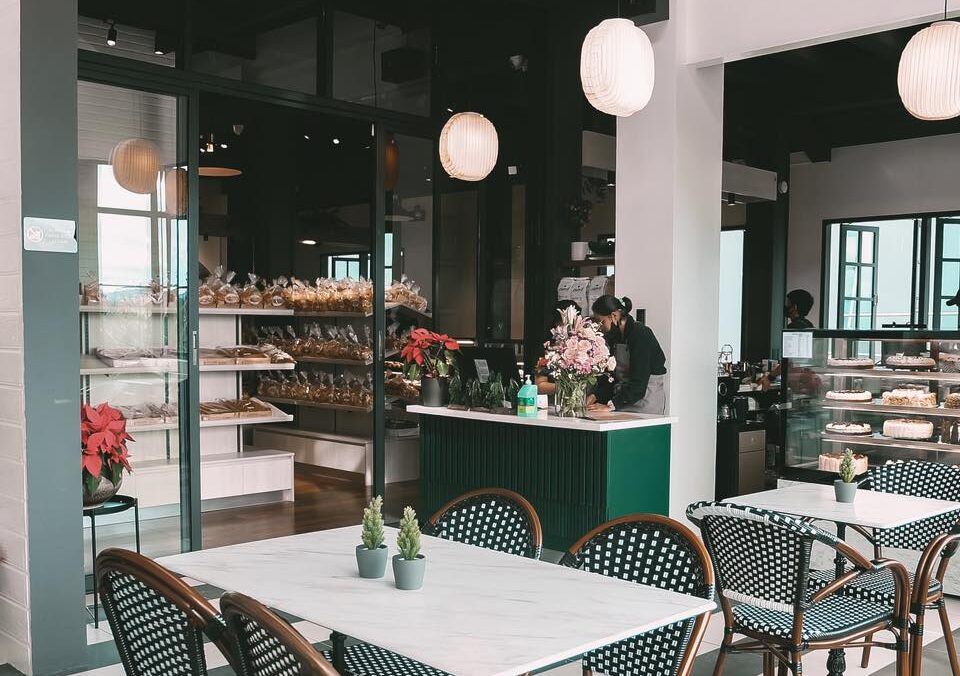 dining area of Victoria Bakery