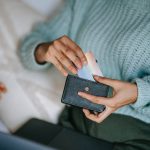 woman plans accommodation and travel expenses