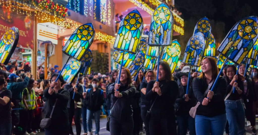 enjoyable lantern parade in baguio