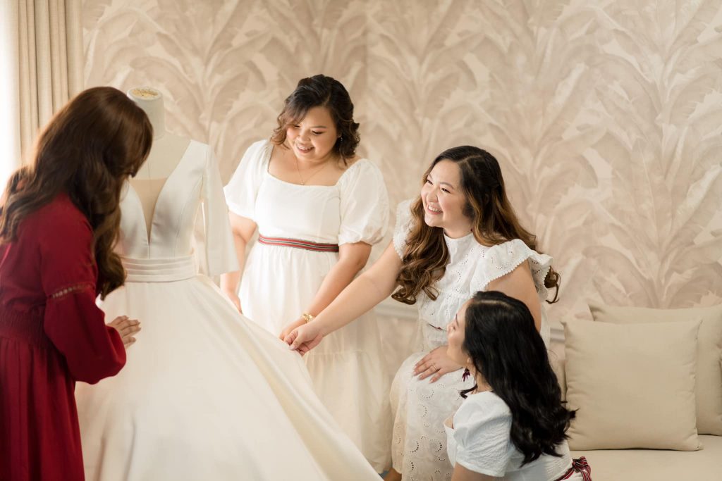 bridesmaids baguio cordilleran wedding intimate wedding in baguio